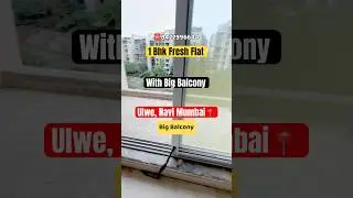 Big Balcony 1 Bhk Fresh Flat For Sale In Ulwe Navi Mumbai ☎️8422996644 #spaciousflats #luxuryflats