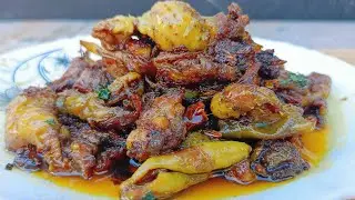 Delicious Chicken Skin Recipe | Chicken Skin Fry Recipe | Chicken Skin Masala Fry | 