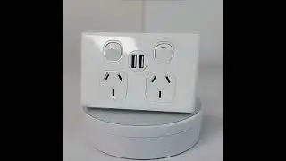 Australia standard double USB socket 250V 10A with dual USB ports 5V 2.1A