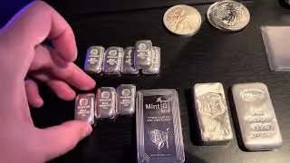 5 oz and 1 oz Silver Bars Poured vs Cast vs Stamped / Struck