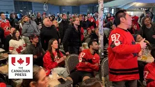 Fans in Milan react to Canada's advance to men's hockey finals