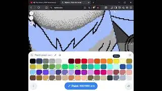 Barba de de puercoesp&iacute;n, colmillos de medusa | parte #17 #wplace #art #speedpaint #art #pixelart