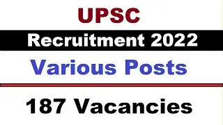 UPSC Selection Post Recruitment 2021 for Assistant Engineer, AO, Assistant Commissioner & Other Post