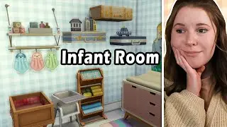 Building an Infant Room with JUST Base Game and Growing Together | Sims 4