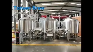 500l 3 vessels whole set brewery in Tonsenbrew: electric style mash tun with agitator