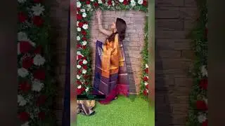 Saree code 👉KM7629 Mustard Orange shade Kora saree  2099 Rs what's app +91 8129794039