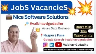 IT Jobs Vacancies #nagpur #vaibhavdgudadhe #azuredataengineer #trending #top #viral #itjobs