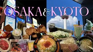 🇯🇵재방문 성공한 오사카-교토여행 | 인생규카츠, 타코야키 1등맛집, 야키토리, 이치란, 꿀맛 야키니쿠 | Osaka&Kyoto vlog | canon v1