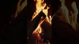 12 Hour Relaxing Winter Fireplace with Snow Falling Outside 4K &ndash; Cozy Ambience & Crackling Fire