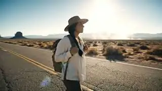 Road Trip Across USA 🇺🇸 | Cinematic Desert Highway Drive | Daily USA Vibes