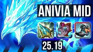 ANIVIA vs LISSANDRA (MID) | 11/0/8, 7 solo kills, Legendary | KR Master | 25.19