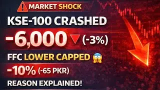 WHY KSE100 INDEX CRASHED? WHY FFC LOWERLOCKED? | SNGP SAZEW OGDC PPL PSO NRL ENGROH SEARL MARI HUBC