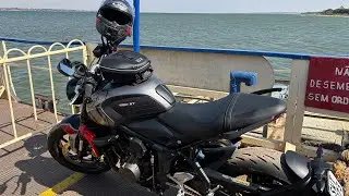 Bora levar a Trident passear de Balsa? #motovlog em 4k