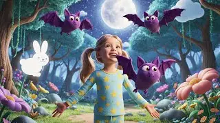 Cinco Pequeños Murciélagos Vuelan, Vuelan | Rimas Infantiles y Canciones para Niños