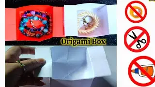 Origami Transforming box eaay Tutorial | DIY paper box for small items | Origami folding box craft