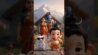 Baby Ganesha's Morning Routine #shorts