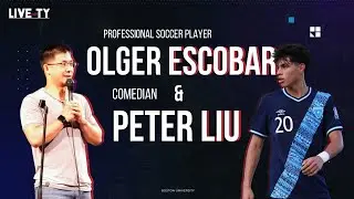 Comedian Peter Liu and Professional Soccer Player Olger Escobar