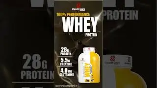 Enhance your workout with MuscleGear Nutrition's Performance Whey Protein