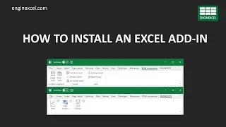 How to install an Excel add-in