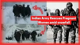 Watch: Indian Army comes to pregnant woman&rsquo;s rescue || Military motivation || Tribute to Indian Army