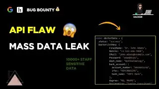 API Flaw in Hospital Website Leads to Massive Data Leak || Bug Bounty Demo