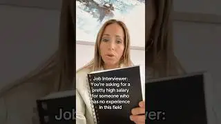 Asking for a high salary with little to no experience #jobs #jokes #interview #jobinterview