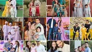 beautiful actors with their beautiful family with matching dress ideas #latest #viralvideo #fashion