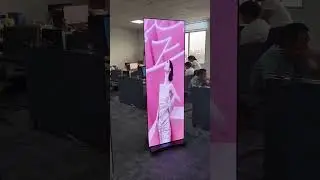 led mobile mirror screen, led billboard, 640*480mm #leddisplay #ledscreen #ledlight
