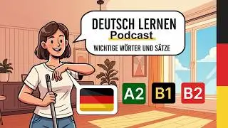 Deutsch Lernen Nat&uuml;rlich mit Alltagsdialog: 🧹Putzen & Haushalt | Deutsch Podcast