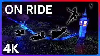 [4K Low Light] Peter Pan's Flight - On Ride - Disneyland Paris