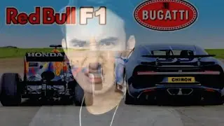 Bugatti Chiron VS F1 Car: DRAG RACE 