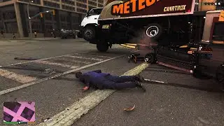 GTA 5 Chicago: Wild AI Hordes + IV Physics Madness