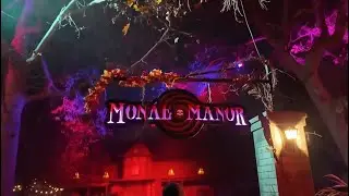 Haunted Hayride Maze walkthrough - Monae Manor #scary #halloween #2024 #horror