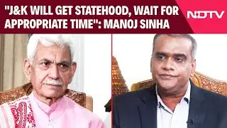 Manoj Sinha Interview | 