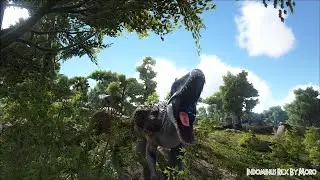 ARK: Survival Evolved Indominus Rex Hunts Anjanath On Shigo Islands