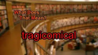 What does tragicomical mean?