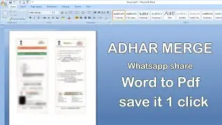 HOW TO MERGE FRONT AND BACK IMAGE IN WORD AND PAINT