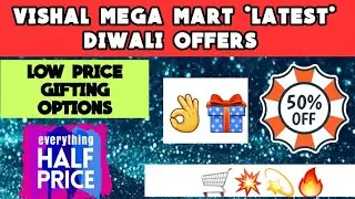 #vishalmegamart New arrivals| Vishal Mega Mart Diwali offers | Diwali Gifting options 2020 |