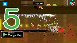 Stick Adventure: Red And Blue-Gameplay Walkthrough Level 81-100 (Part 5)