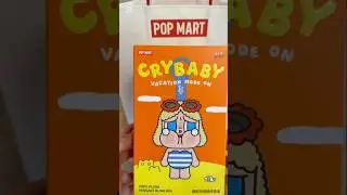 POPMART unboxing 🎁 Crybaby popmart #unboxing #asmr #review #mini #mystery