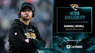 Interim HC Darrell Bevell meets with media during Week 17 | Jaguars Media Availability