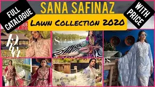 Sana Safinaz Lawn Collection 2020 | Sana Safinaz Summer 2020 |Catalogue|Price|Video| (SANA SAFINAZ)