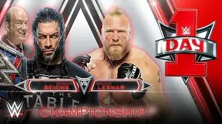 WWE Day 1 2022 Match Card