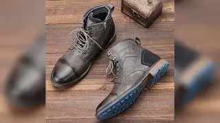 A must-have product!&nbsp;Size 7-13 Ankle Boots For Men Men's Leather boots Brand Boot for men #AL605