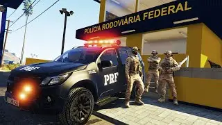 FUROU BLOQUEIO DA PRF + PERSEGUIÇÃO | GTA 5 VIDA POLICIAL