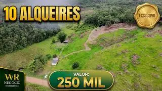 SÍTIO 10 ALQUEIRES SETE BARRAS/SP COM CASA, NASCENTE, CAFÉ ARÁBICA, PASTO E DOCUMENTAÇÃO - R$250.000