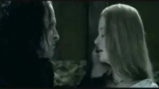 Lord of the rings Grima Wormtongue and Eowyn.