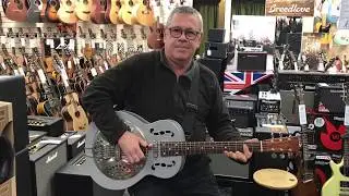 1930's Fiddle Edge Dobro M-32 Resonator Restoration
