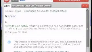 Definici&oacute;n de trefilar