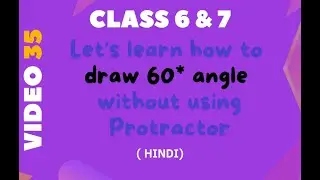 How to Draw a 60-Degree Angle Without a Protractor!